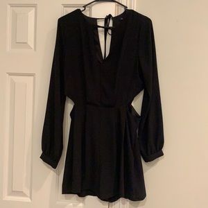 EUC Black Cutout Romper